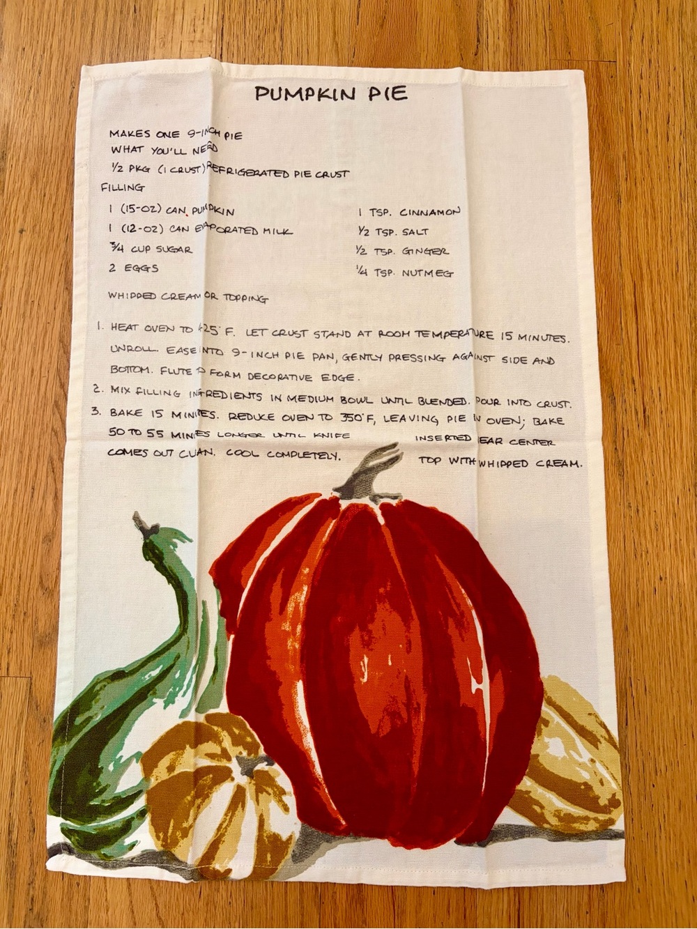 Threshold Pumpkin Pie Towel